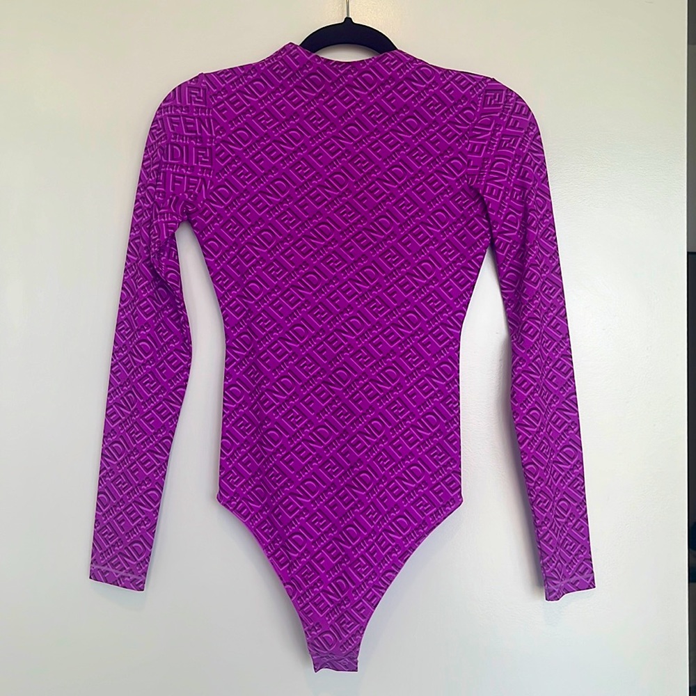 *RARE* FENDI x SKIMS Mock Neck Long Sleeve Bodysuit in Colorado